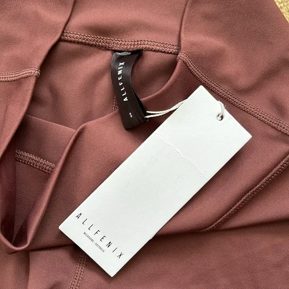 All Fenix NWT Stella Sports Bra & Rise 5” Bike Shorts Chocolate S - Picture 6 of 10